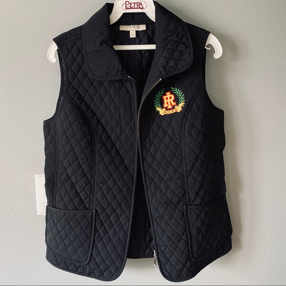 Talbots Jackets & Blazers - Talbots petite black quilted vest
